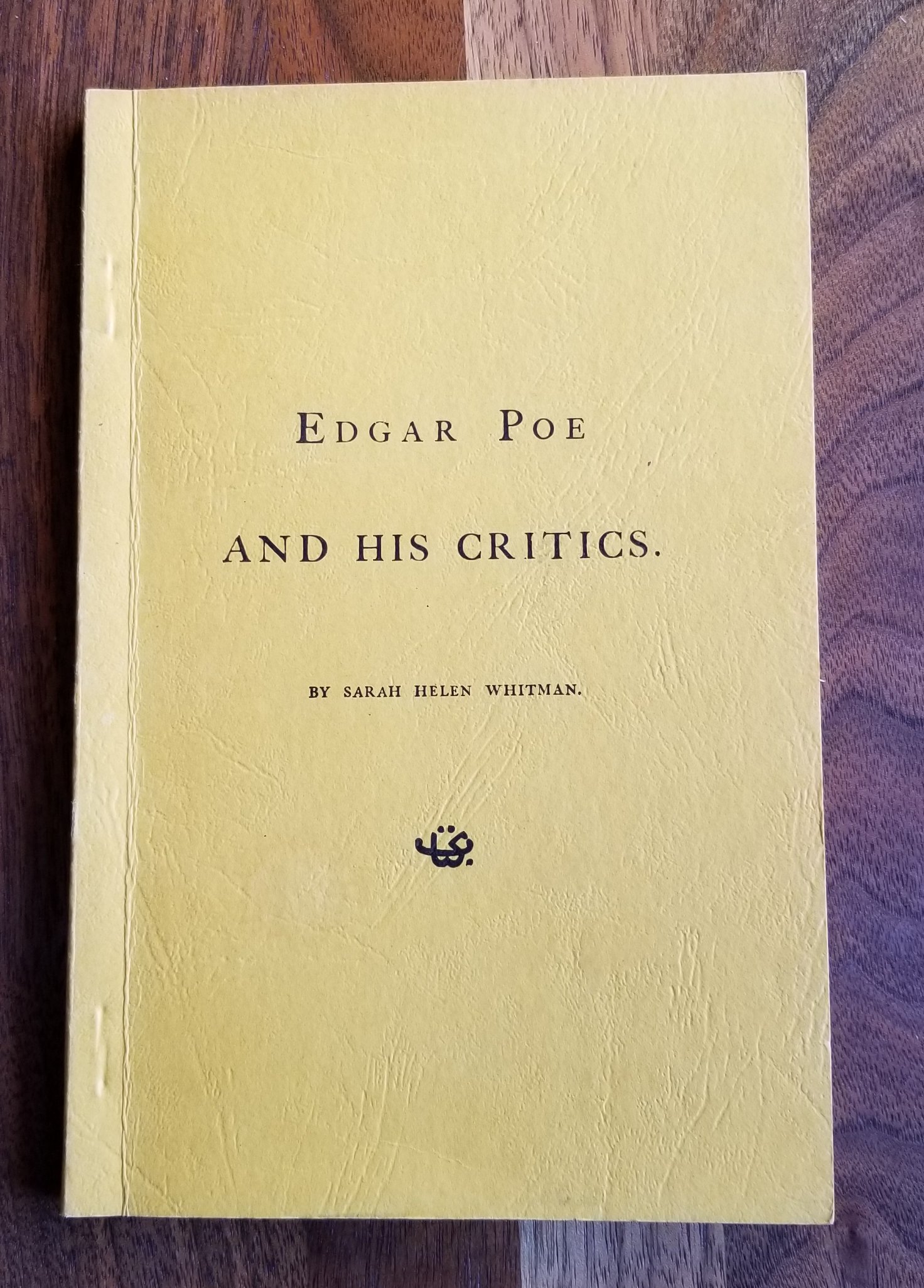 Image for Edgar Poe and His Critics